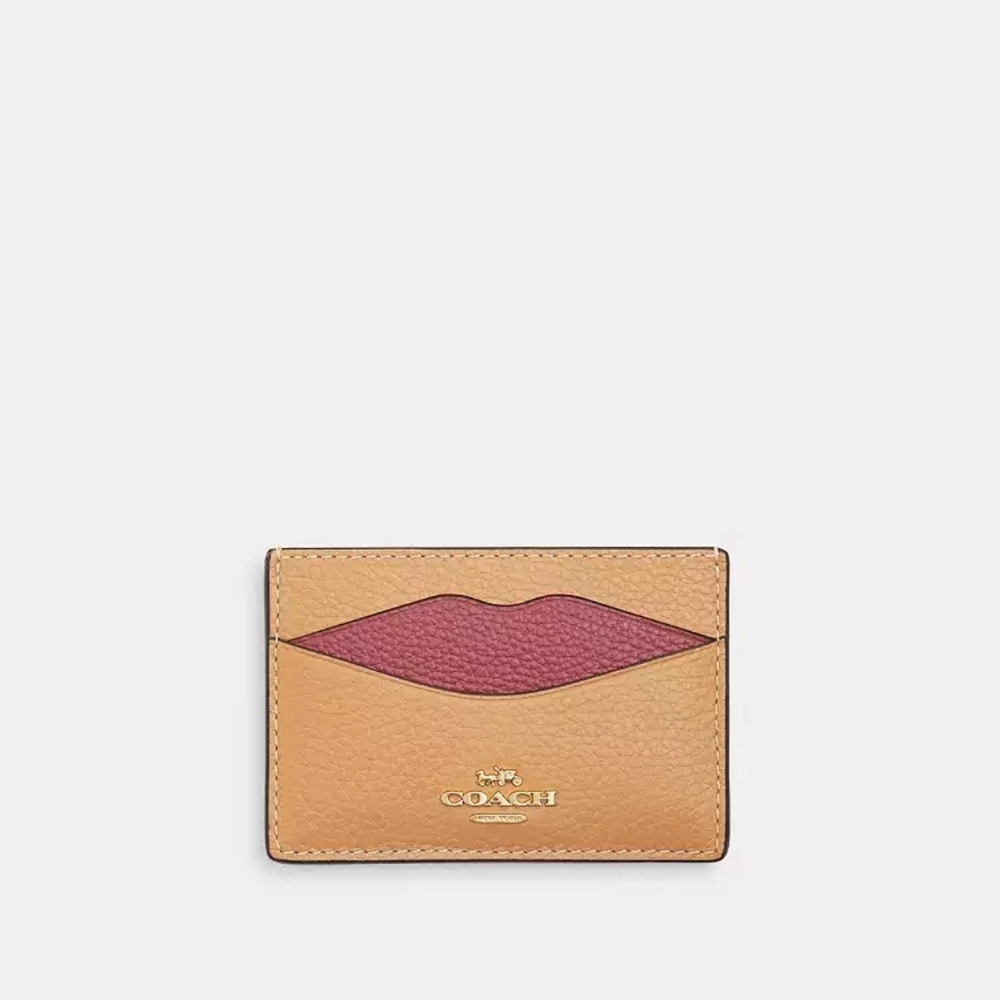 Coach Slip Lip Credit Card Holder NTW Authentic